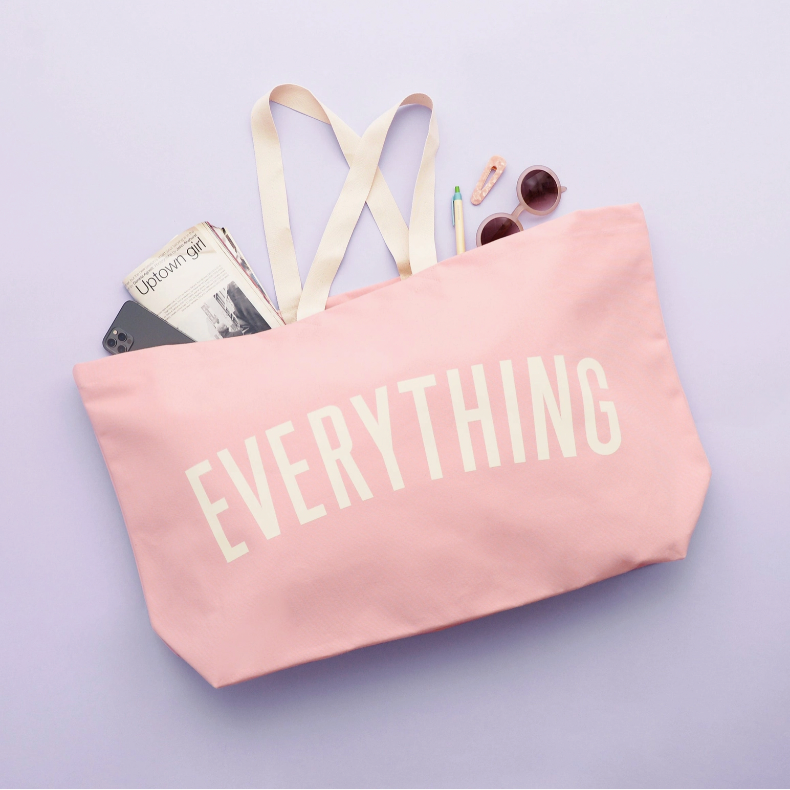 Everything REALLY Big Bag Pink Mamie Darling